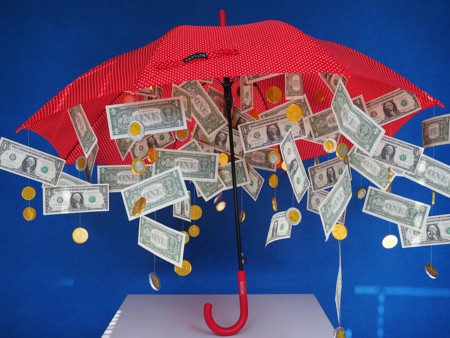 Money umbrella